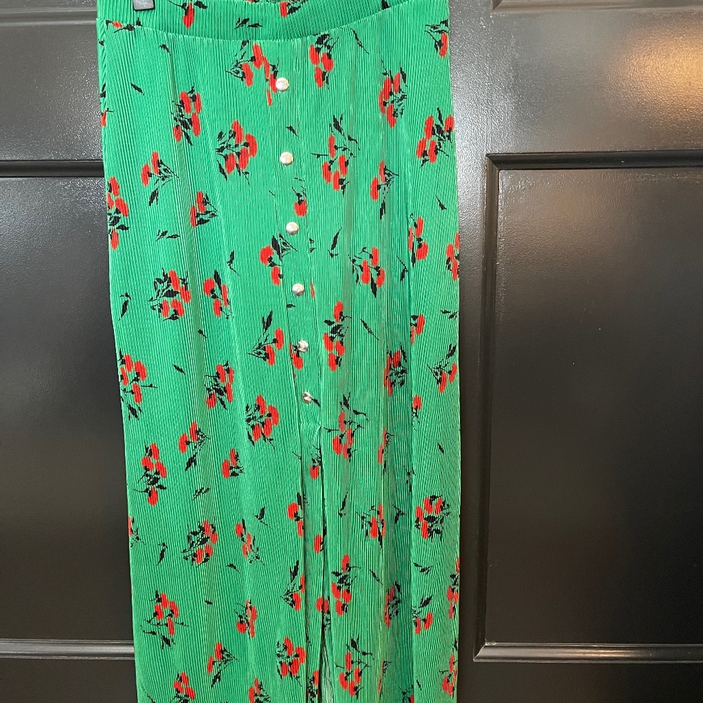 ASOS Floral Midi Skirt